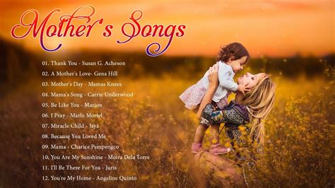 mommy song|list of songs about mothers.